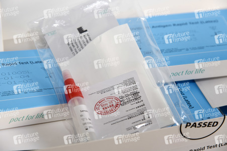 Corona Schnelltest Präsentation in München