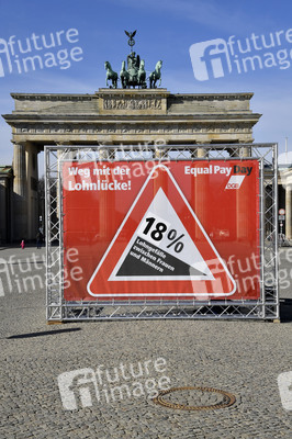 DGB-Aktion zum Equal Pay Day in Berlin