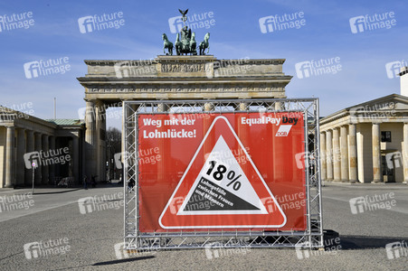 DGB-Aktion zum Equal Pay Day in Berlin