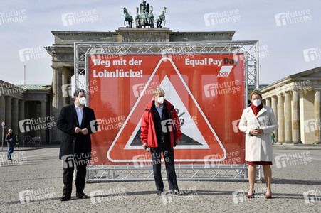 DGB-Aktion zum Equal Pay Day in Berlin
