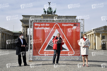 DGB-Aktion zum Equal Pay Day in Berlin