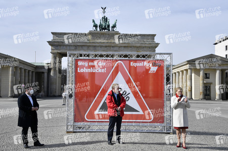 DGB-Aktion zum Equal Pay Day in Berlin