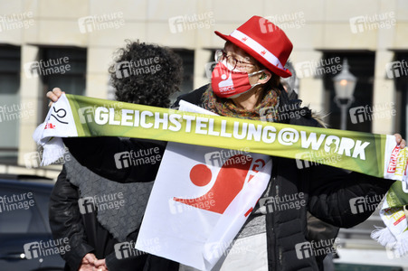 DGB-Aktion zum Equal Pay Day in Berlin