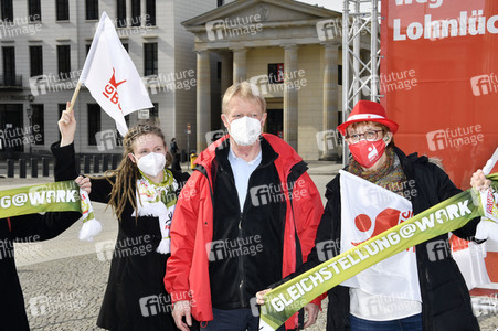 DGB-Aktion zum Equal Pay Day in Berlin