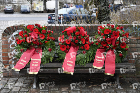 Gedenken an Karl Liebknecht und Rosa Luxemburg in Berlin