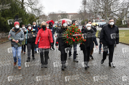 Gedenken an Karl Liebknecht und Rosa Luxemburg in Berlin