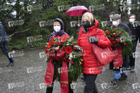 Gedenken an Karl Liebknecht und Rosa Luxemburg in Berlin