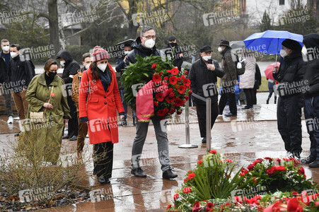Gedenken an Karl Liebknecht und Rosa Luxemburg in Berlin