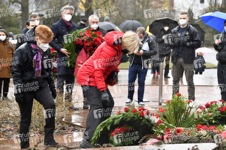 Gedenken an Karl Liebknecht und Rosa Luxemburg in Berlin