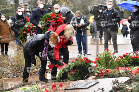 Gedenken an Karl Liebknecht und Rosa Luxemburg in Berlin