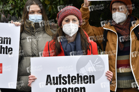 Gedenken an Karl Liebknecht und Rosa Luxemburg in Berlin