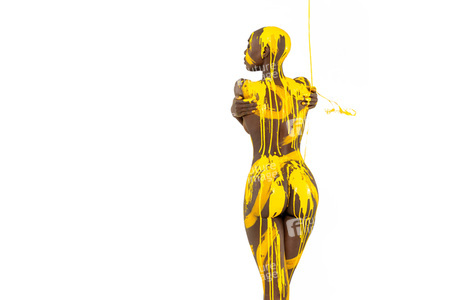 'Internationaler Tag der Farbe / International Color Day'-Bodypainting