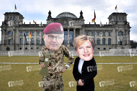 Protestaktion 'Keine Kampfdrohnen für die Bundeswehr!' in Berlin