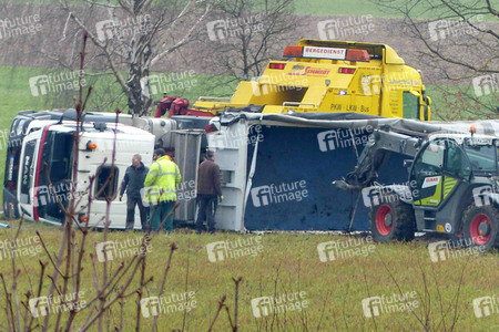 Lastwagenunfall in Eldagsen