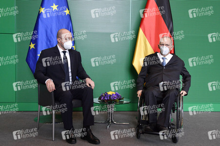 Fototermin mit Wolfgang Schäuble und Denys Schmyhal in Berlin
