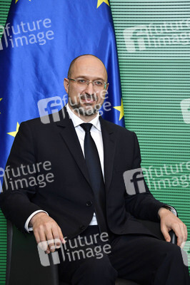 Fototermin mit Wolfgang Schäuble und Denys Schmyhal in Berlin