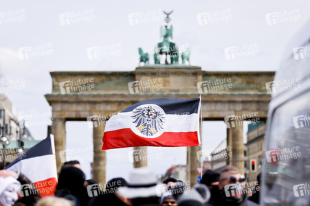 Demonstration von Rechtsextremisten und Reichsbürgern in Berlin