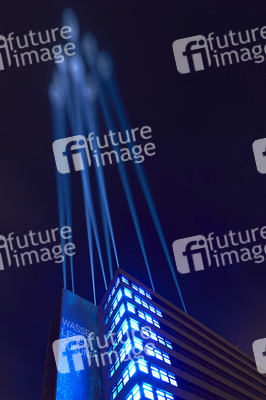 Lichtinstallation zum Weltwassertag in Hannover