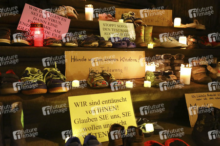 Protest gegen Schulschließungen in Görlitz