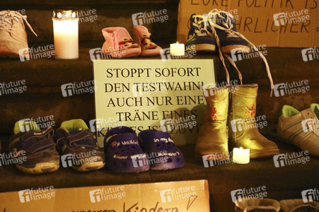 Protest gegen Schulschließungen in Görlitz