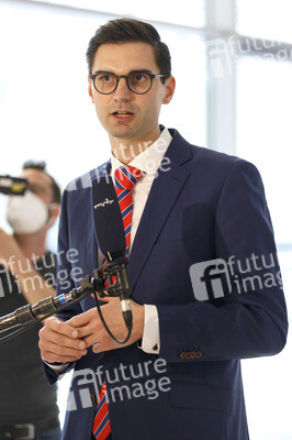 Pressestatement von Sepp Müller in Berlin