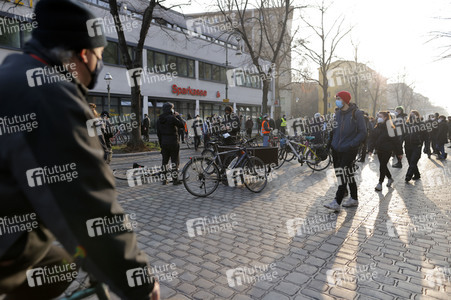Räumung der Kiezkneipe 'Meuterei' in Berlin