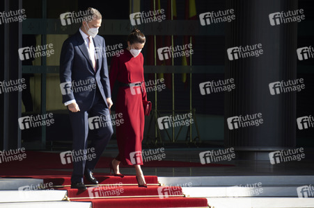Abflug der Royals nach Andorra in Madrid