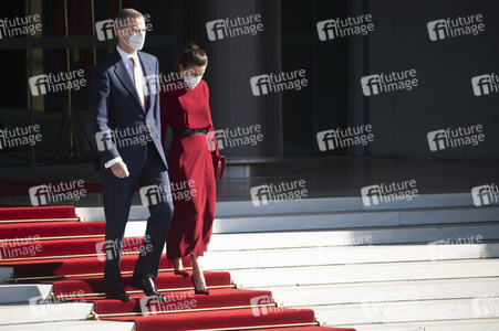 Abflug der Royals nach Andorra in Madrid