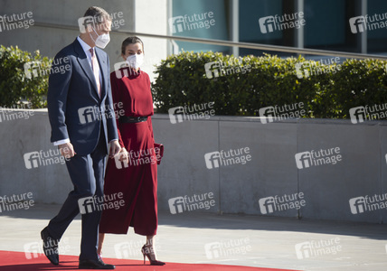 Abflug der Royals nach Andorra in Madrid