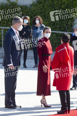 Abflug der Royals nach Andorra in Madrid