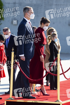 Abflug der Royals nach Andorra in Madrid