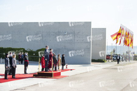 Abflug der Royals nach Andorra in Madrid