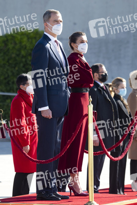 Abflug der Royals nach Andorra in Madrid