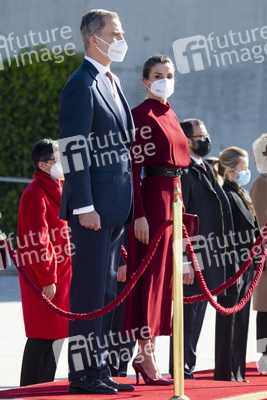 Abflug der Royals nach Andorra in Madrid