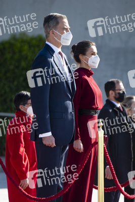 Abflug der Royals nach Andorra in Madrid
