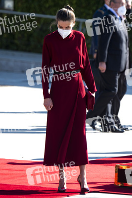 Abflug der Royals nach Andorra in Madrid