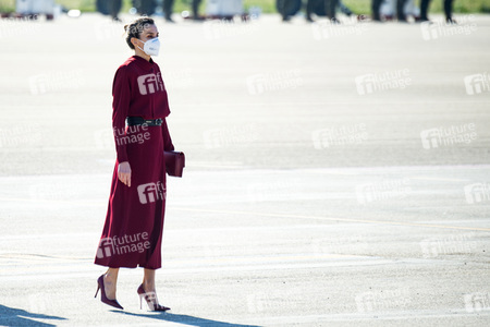 Abflug der Royals nach Andorra in Madrid