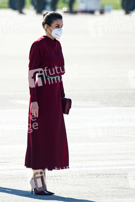 Abflug der Royals nach Andorra in Madrid