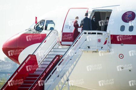 Abflug der Royals nach Andorra in Madrid