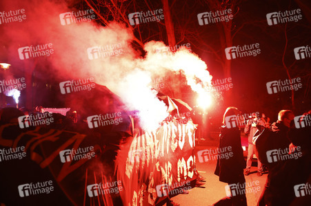 Protestaktion 'Chaos für die Meute! Tag X Demo!' in Berlin