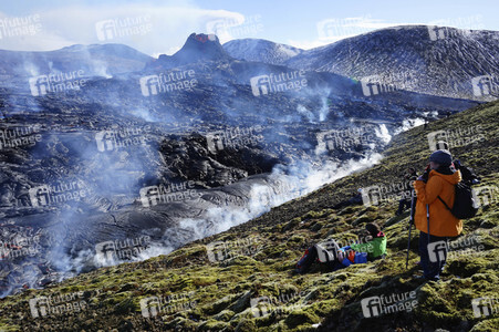 Vulkaneruption in Grindavík