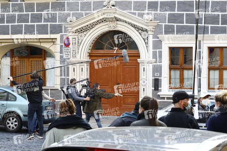 Dreharbeiten zum TV-Film 'Wolfsland' in Görlitz