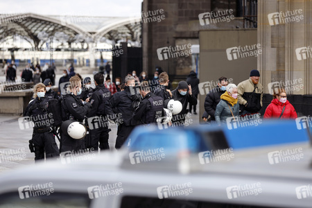 Corona-Kontrollen in Köln