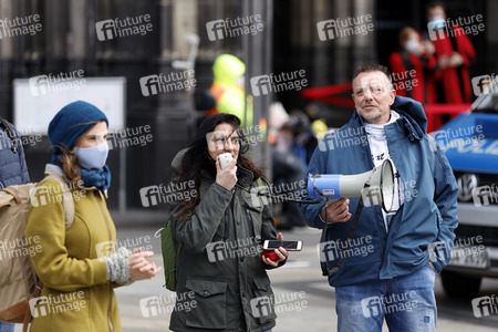 Demo gegen Corona-Maßnahmen in Köln