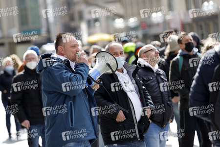 Demo gegen Corona-Maßnahmen in Köln