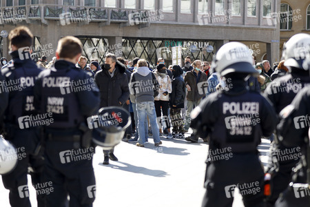 Demo gegen Corona-Maßnahmen in Köln