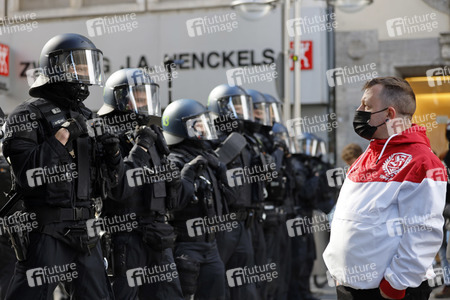Demo gegen Corona-Maßnahmen in Köln