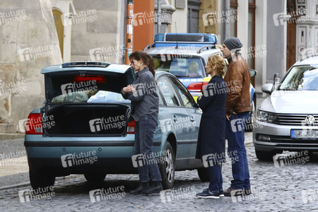 Dreharbeiten zum TV-Film 'Wolfsland' in Görlitz