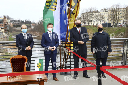 Pressetermin mit Michael Kretschmer und Cezary Przybylski in Görlitz