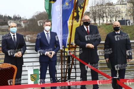 Pressetermin mit Michael Kretschmer und Cezary Przybylski in Görlitz